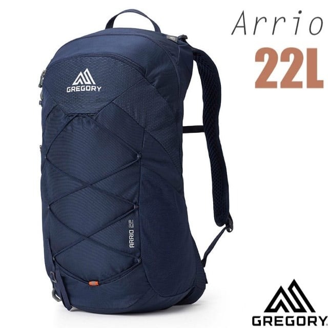 【GREGORY】ARRIO 22L 多功能健行登山背包(水袋兼容+通風背板)138424-8885 火花藍✿30E010